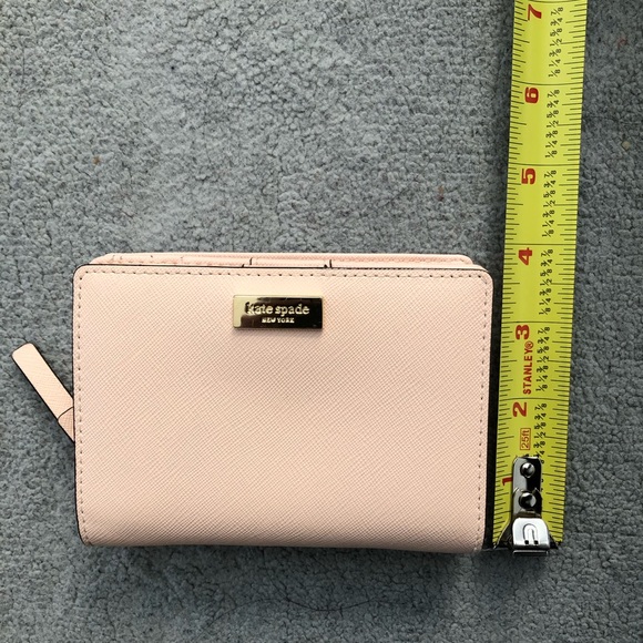 Kate Spade Bifold Pink Wallet. Gently used. - Picture 2 of 8